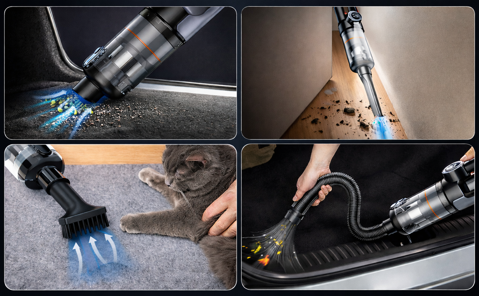 SOUNIX VC028 Draadloze Handstofzuiger