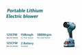 Portable Lithium Electric Blower – Krachtig, Compact & Draadloos