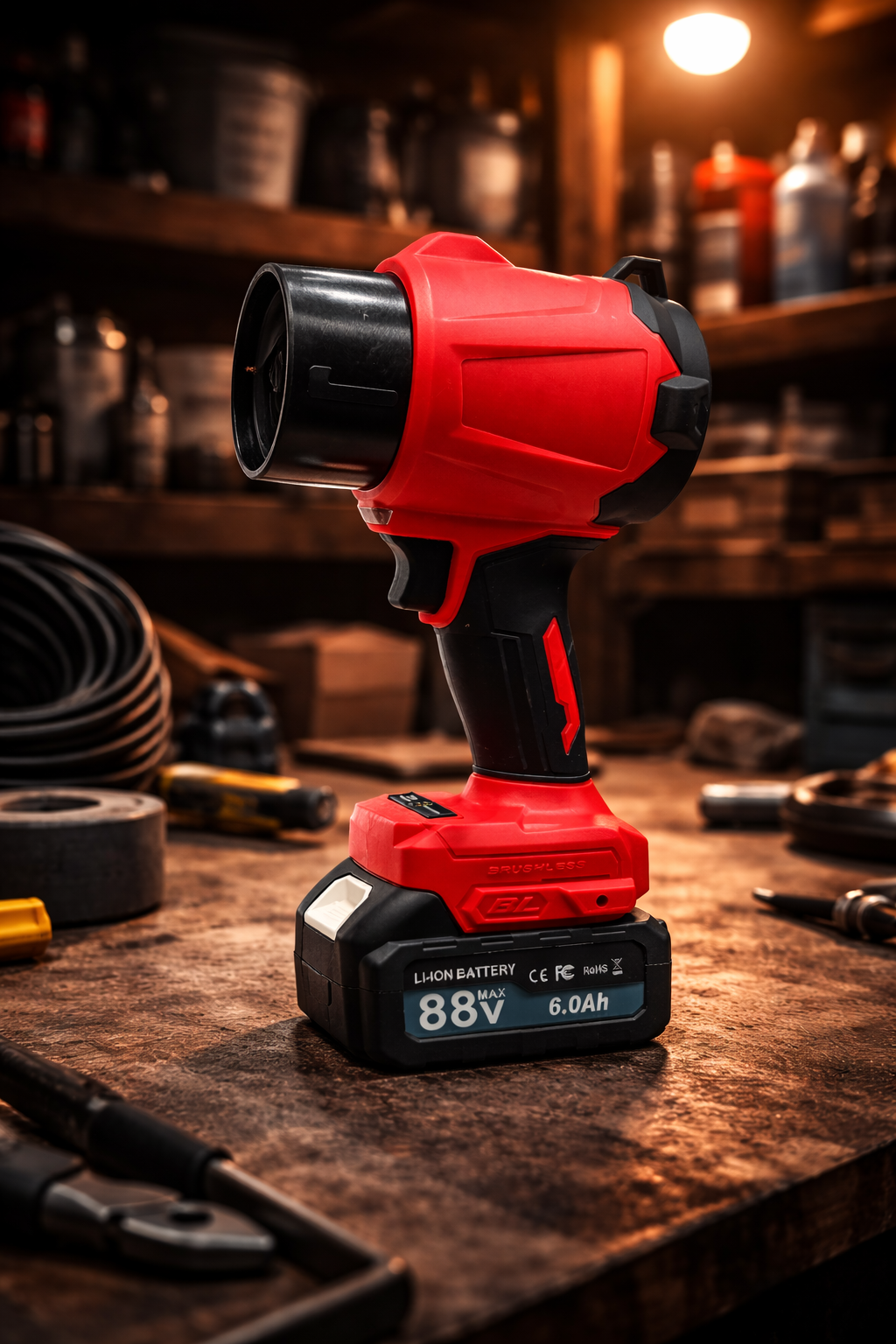 Portable Lithium Electric Blower – Krachtig, Compact & Draadloos