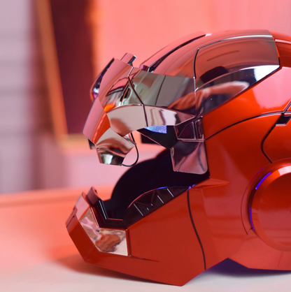 Elektrische Iron Man Helmet met Spraakbesturing & LED Effecten